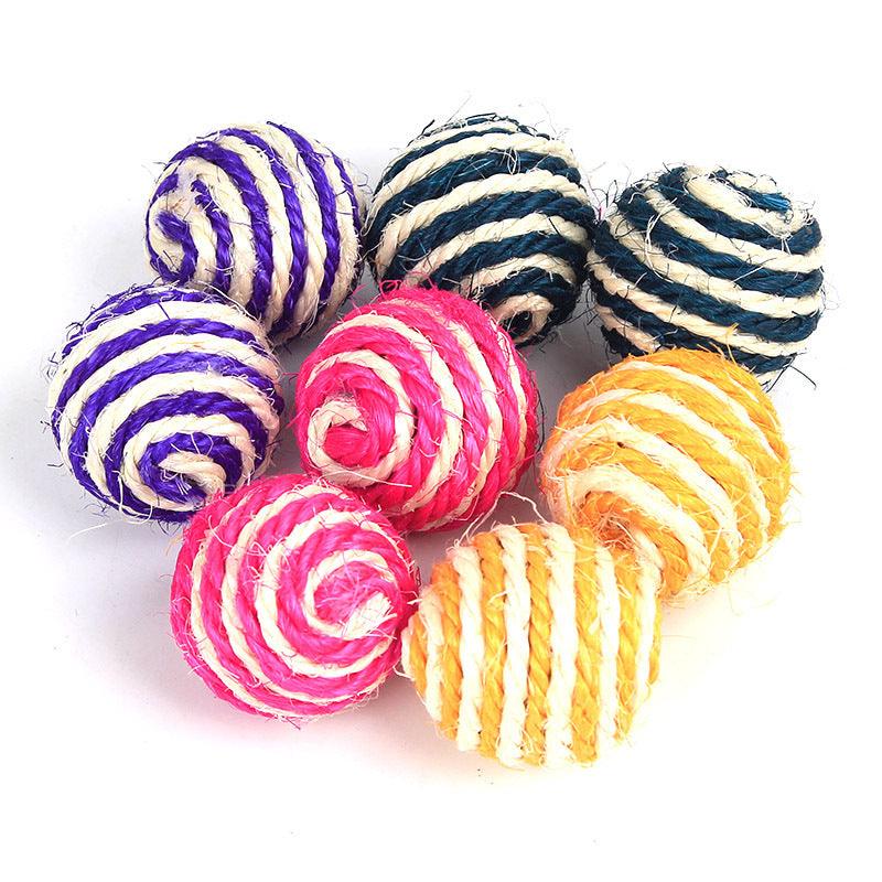 Sisal Tease Cat Ball - The Ultimate Cat Scratching Toy!-5