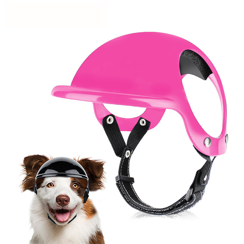 NNEDSZ Size S Pink Pet Safety Helmet - Stylish Protective Headgear for Dogs