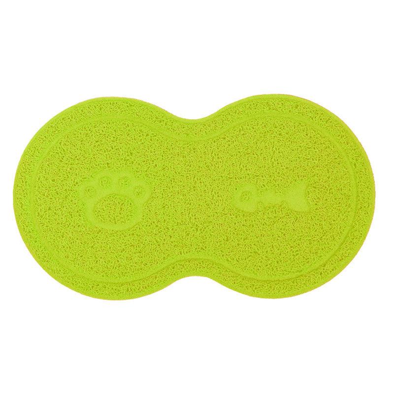 Premium Pvc Cat Litter Mat - Stylish Figure 8 Design-6