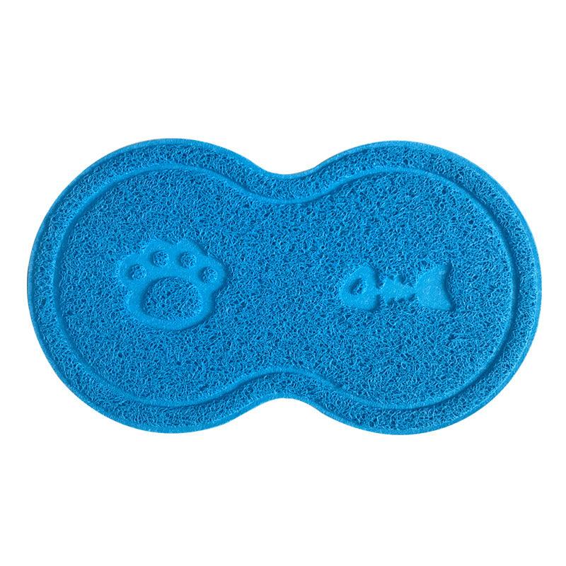 Premium Pvc Cat Litter Mat - Stylish Figure 8 Design-4
