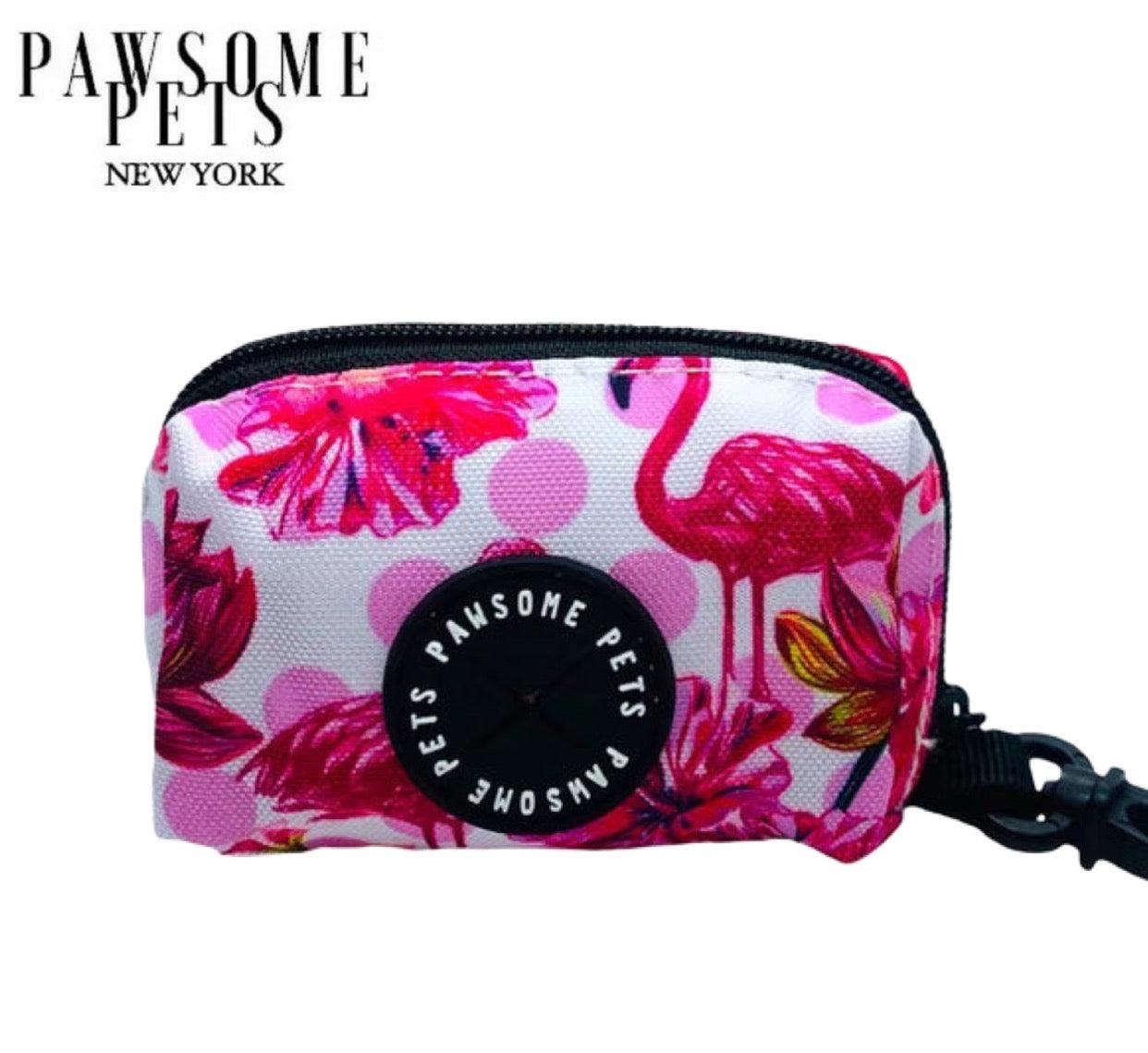 WASTE BAG HOLDER-HAWAII FLAMINGO