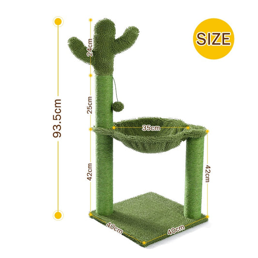 NNEOBA Cactus Cat Tree Toy