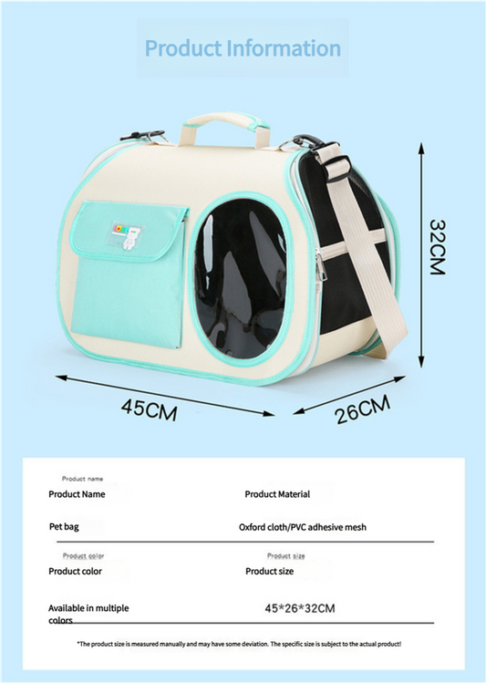 NNEDSZ Navy blue Colors Pet Carrier Backpack, Breathable Cat Carrier Backpack with Transparent Window, Airline Approved Dog Backpack Carrier for Small Dogs and Cats, Travel Hiking Camping