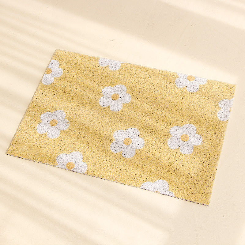 Flower Cat Litter Mat